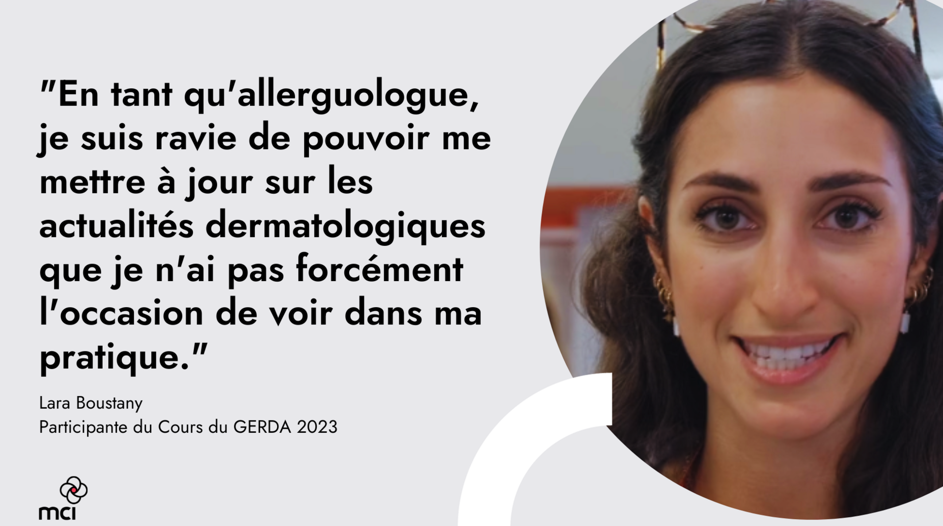 2023 GERDA Témoignage Participant 2023 GERDA Témoignage Participant