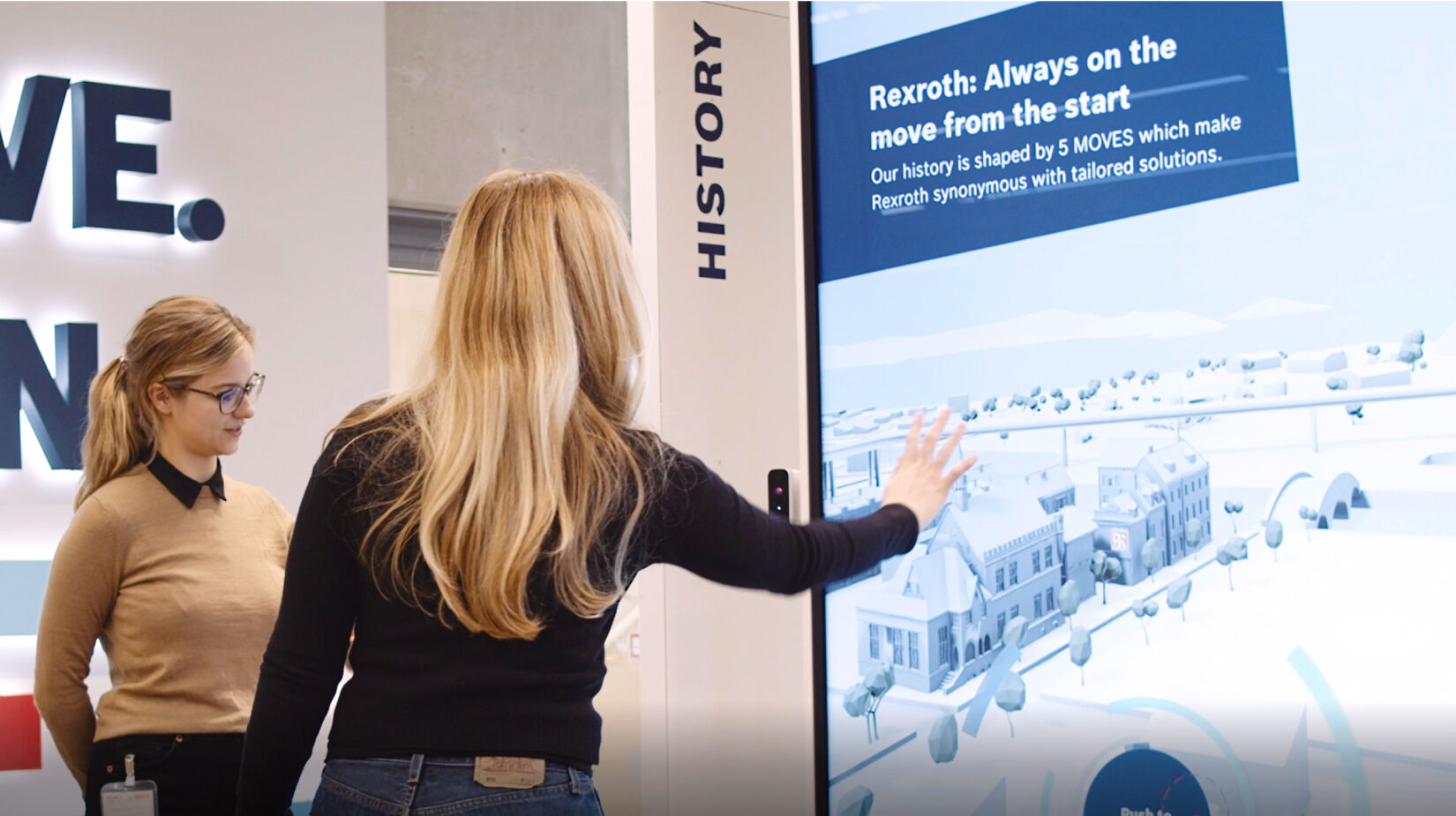 Infinity Gates: an immersive experience of a varied portfolio of services