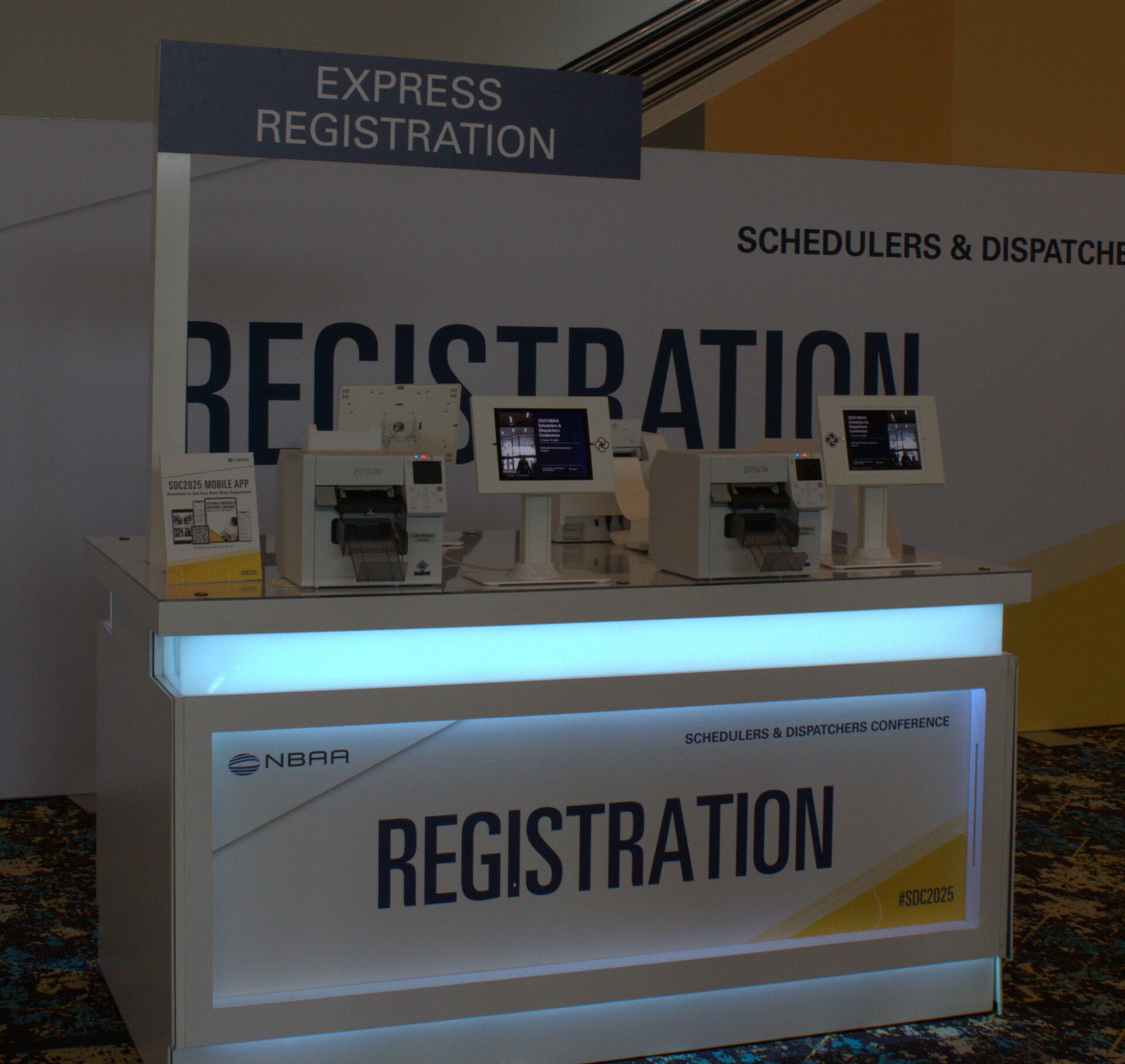 NBAA reg desk