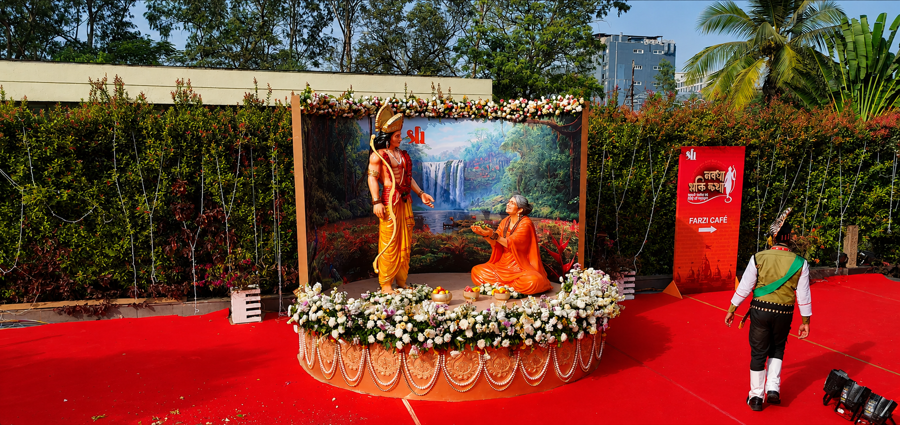 Shabri Mata and ram ji photo booth
