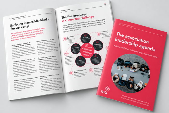 The leadership agenda landing page